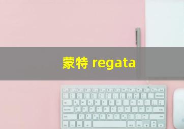 蒙特 regata